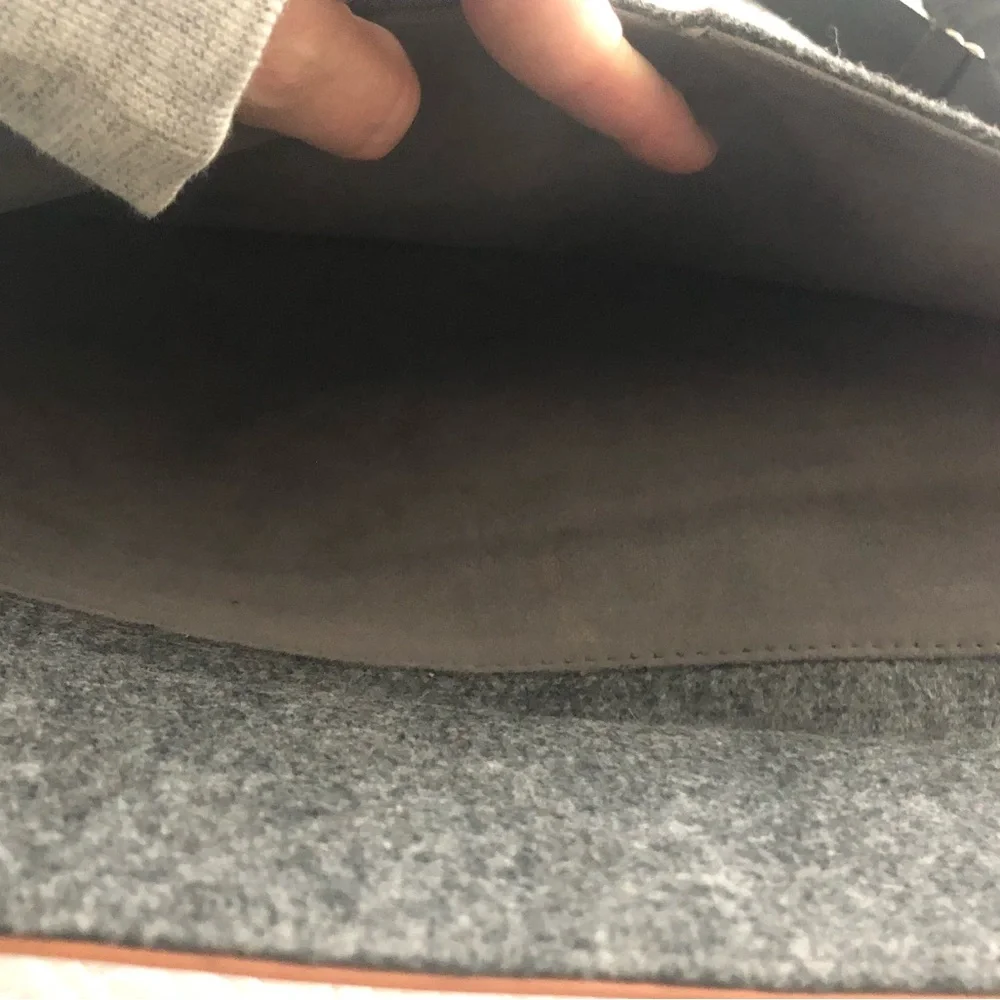 Boiled wool laptop sleeve